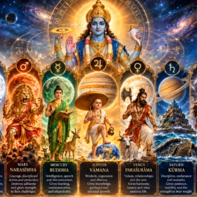 Why Vishnu Became the Nine Planets: The Avatars of the Grahas in Parashara 4 Vishnu Avatars and the Nine Planets (Navagraha)